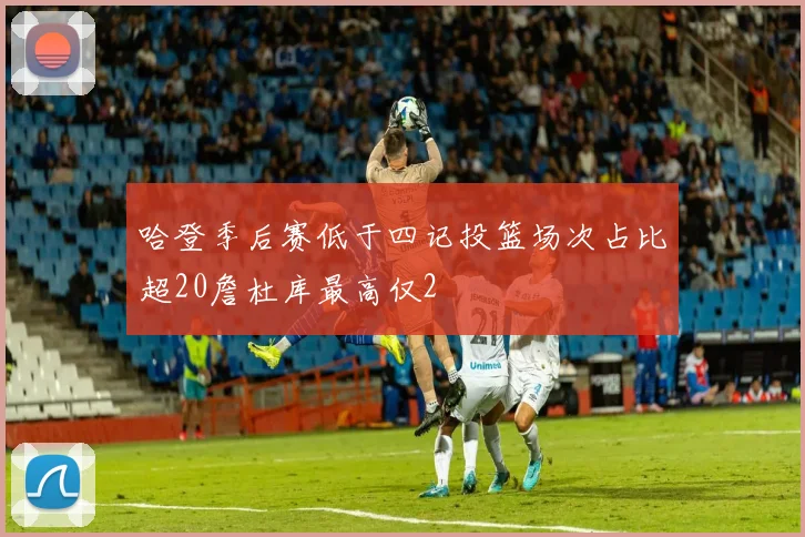 哈登季后赛低于四记投篮场次占比超20詹杜库最高仅2