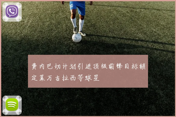 费内巴切计划引进顶级前锋目标锁定莱万吉拉西等球星
